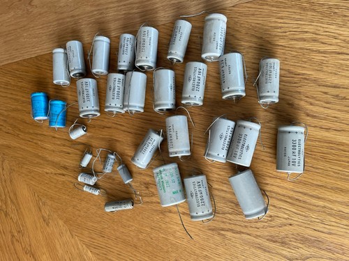 Vintage electrolytic capacitor - electrolytic,