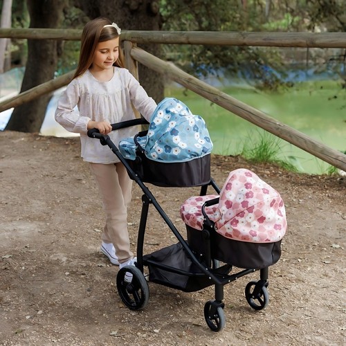 Twin dolls pram - twin, ivy