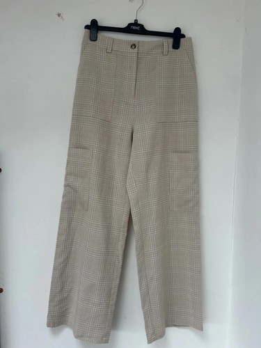 Top shop wide leg check - shop, wide-leg