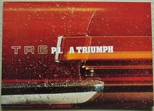 TRIUMPH TR6 PI Sports Car Sales Brochure Oct 1974 Ref T909/10.74/ENG