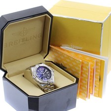 Breitling Super Ocean Steelfish Date A17390 AT SS Black Dial 44mm Grade AB Used