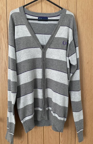 Fred perry men cotton - cotton, grey