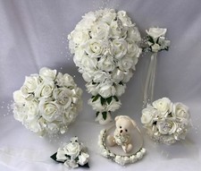 Wedding bouquets flowers ivory - flowers,