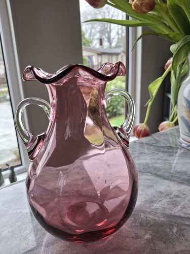 Lovely vintage cranberry glass - lovely,