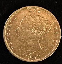 1877 QV young head Shield back