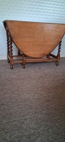 Vintage solid oak gateleg - vintage,