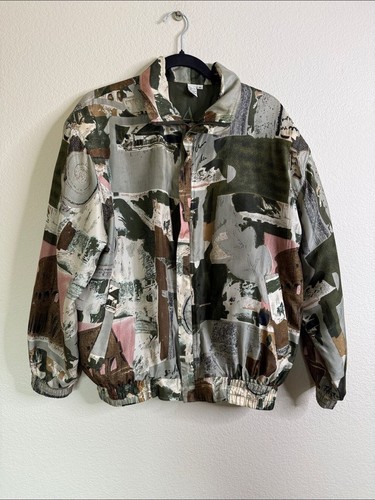Vintage coaco silk bomber - vintage,