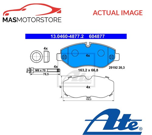 Brake pads set braking - pads, pad