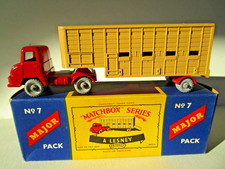 Matchbox Lesney Major Pack M7 Thames Trader Cattle Truck - VVNM in EXCELLENT BOX