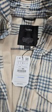 PULL & BEAR- cream & blue