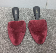 Russell & Bromley Velvet Shoe Trees Red Burgundy - Good condition