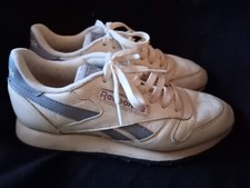 Womens REEBOK Classic White Grey Union Jack Eur 38.5 Leather Trainers - UK 5.5