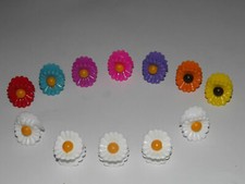 COLOURED MINI 1.5 cm HAIR CLAW CLAMPS~HAIR CLIPS~BULLDOG CLIPS X 12