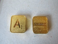 FANKLIN MINT SCRABBLE 24K GOLD