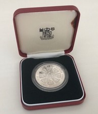 Guernsey coin silver proof - silver,