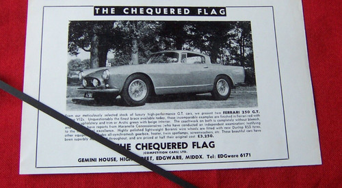 Ferrari 250 for - 250, sale