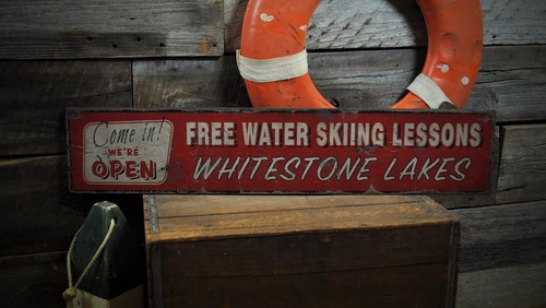 Custom lake house water ski - water,