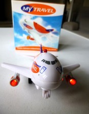 MY TRAVEL AIRWAYS MODEL PLANE - WITH SOUNDS & LIGHTS & BATTERIES