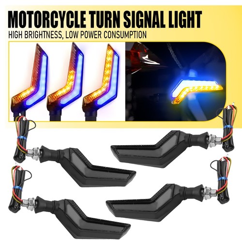 Motorcycle amber blue turn - amber,