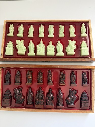 Chinese chess set wooden - chess,