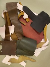 700g Mixed Leather Offcuts Bundle