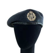 British RAF Beret w Badge Blue