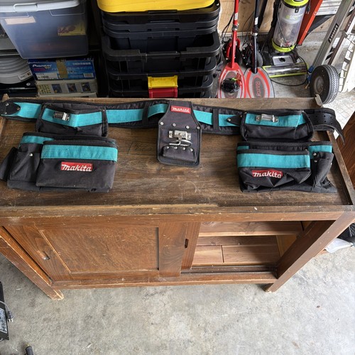 Makita tool belt with back - with,