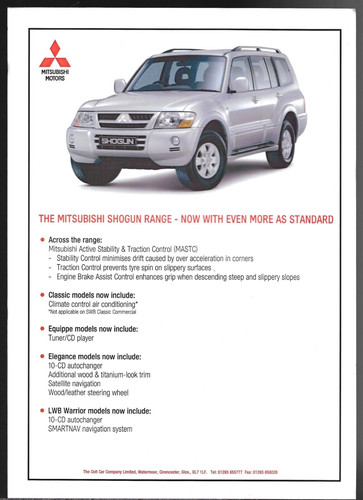 Mitsubishi shogun - mitsubishi,