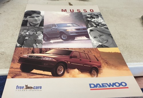Aug 1998 daewoo musso - daewoo,