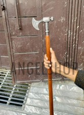 War era Axe Wood cane 36"