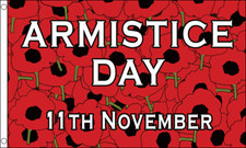 Poppy Day Polyester 5'x3' Flag