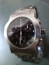 Ventura V-Tronic Hans Wettstein Quartz Ana/Digi Chrono Watch Uhr Orologio