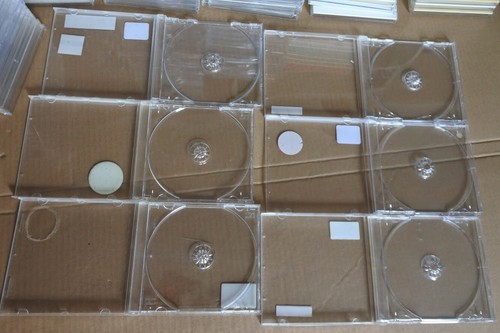 Clear replacement empty dvd - empty, cd