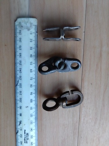 Dinghy spinnaker clips - , x3