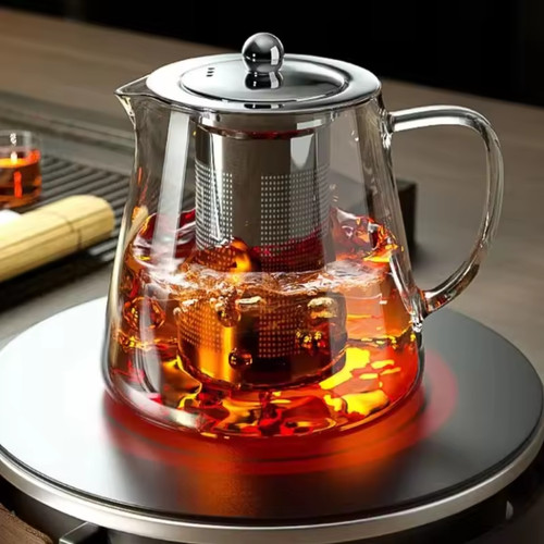 Glass teapot heat - teapot, resistant