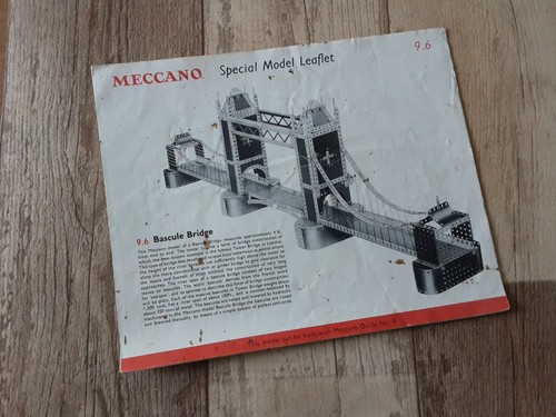 Meccano special model leaflet - special,