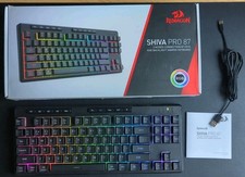Redragon K516 PRO Shiva TKL RGB Wireless Membrane Gaming Keyboard, 98 Keys...