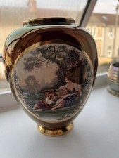 Carlton Ware Vase-Rich Brown