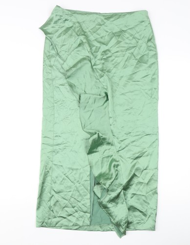 Zara women green satin - zara, women’s