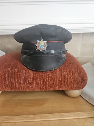 West sussex fire brigade hat - sussex,
