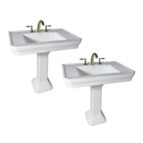 Large pedestal sink white - large,