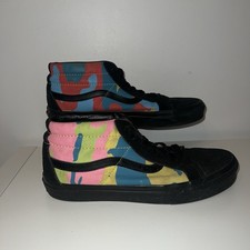 Vans Men Sk8 Mid Camo Neon