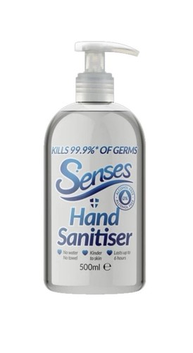 Senses hand sanitiser gel - senses,
