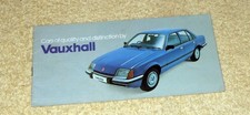 Vauxhall all Car Range Sept
