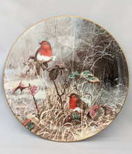 Compton & Woodhouse Robin Redbreast Frosty Mornings Collectable Plate COA Signed