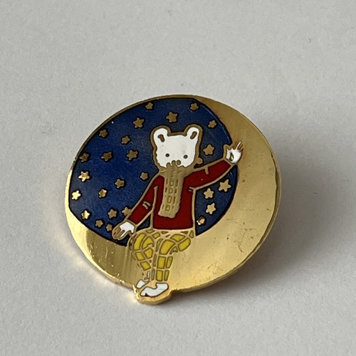 Rupert bear collectable pin - bear,