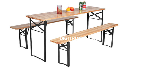 Bench wooden folding - pc,