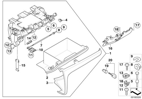 Bmw genuine lock cylinder - bmw,