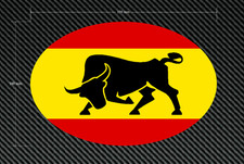 2 x Spanish Bull Stickers -