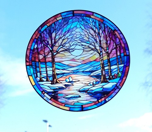 Scenic decorative stained - scenic,